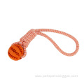 Hot Durable Rubber Cotton Rope Dog Chew Toy